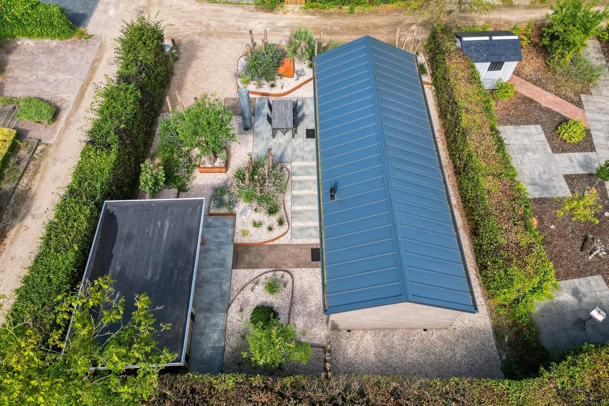 Modern Ingericht Chalet Op Groen Park Op De Veluwe Epe Bagian luar foto