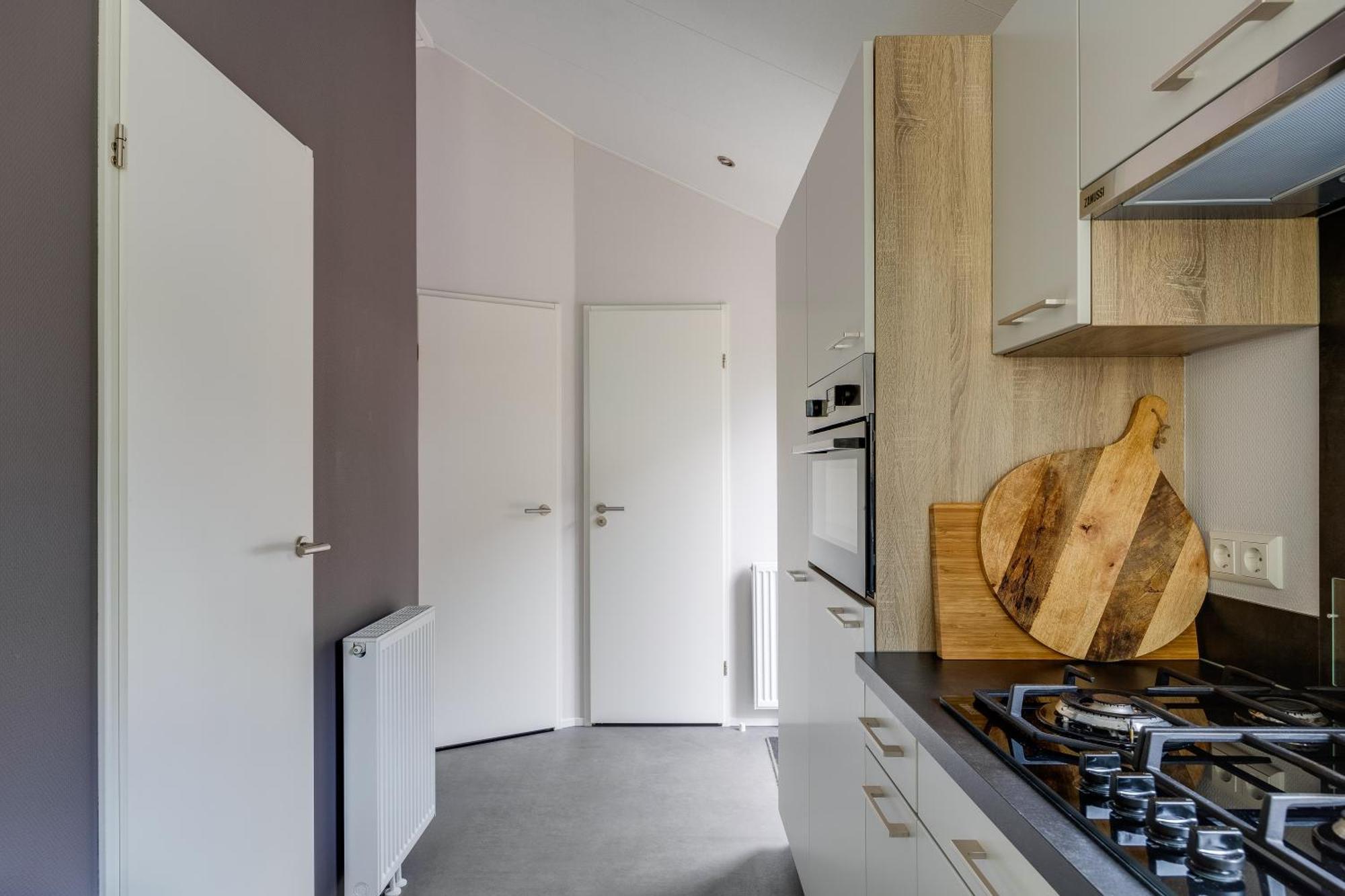 Modern Ingericht Chalet Op Groen Park Op De Veluwe Epe Bagian luar foto